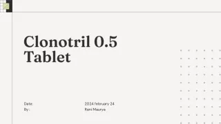 Clonotril 0.5 Tablet (1)