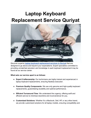 Laptop Keyboard Replacement Service Quriyat