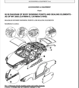 2005 Porsche Cayman Service Repair Manual