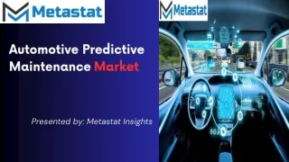 Driving Forward: Exploring the Automotive Predictive Maintenance Market