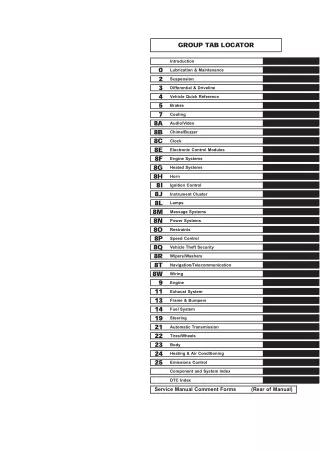 2006 Chrysler  Dodge 300 300C SRT-8 Service Repair Manual