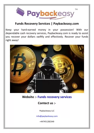 Funds Recovery Services  Paybackeasy.com