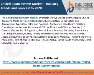 Chilled Beam System Market