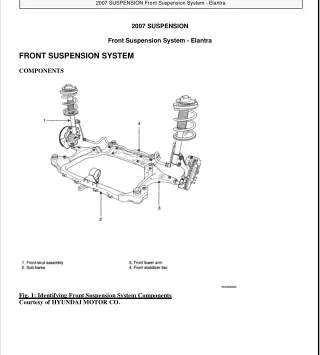 2007 Hyundai Elantra Service Repair Manual