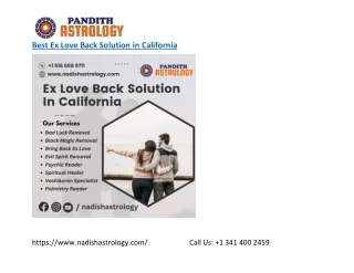 Best Ex Love Back Solution in California