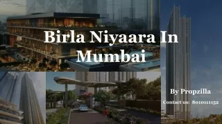 Birla Niyaara 2 & 3 BHK Apartments in Pandurang Budhkar Marg, Worli, Mumbai