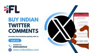 Buy Indian Twitter Comments - IndianLikes