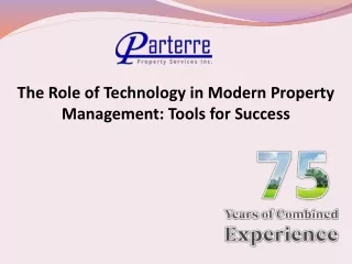 The Role of Technology in Modern Property Management Tools for Success