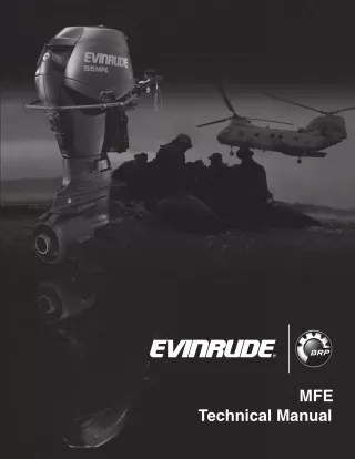 2008 Johnson Evinrude E-TEC 55MFE 55 MFE Service Repair Manual