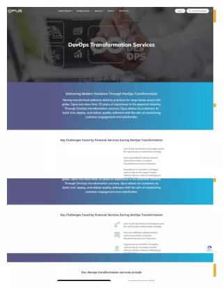 DevOps Transformation Services - Opus Technologies