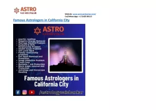 Famous Astrologers in California City