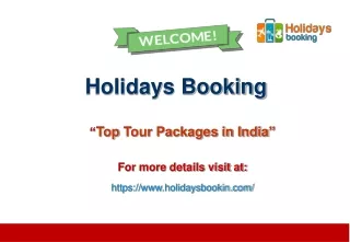 Top Tour Packages in India