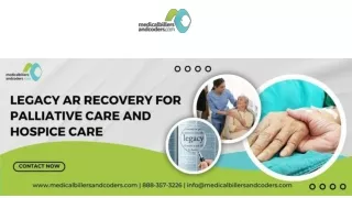 Legacy AR Recovery for Palliative Care and Hospice Care