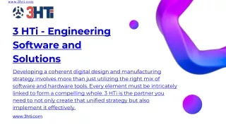 3 HTi - Engineering Software and Solutions