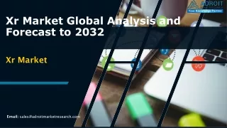 XR Market Outlook - Growth Strategies and Industry Landscape Analysis