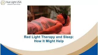 Red Light Therapy and Sleep - How It Might Help