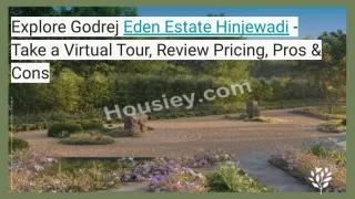 Godrej Eden Estate Hinjewadi-Virtual Tour,Pricing,Pros&Cons