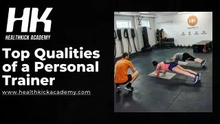 Top Qualities of a Personal Trainer