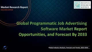 Programmatic Job Advertising Software Market To See Stunning Growth by 2033
