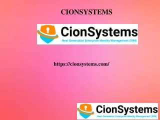 Solution for Active Directory Security, cionsystems