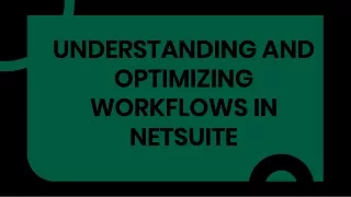 Netsuite Workflow