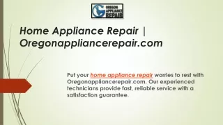 Washer Repair | Oregonappliancerepair.com