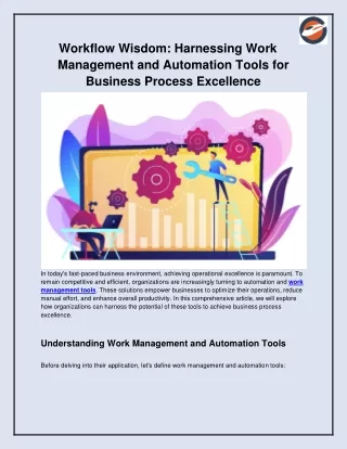 Workflow Wisdom_ Harnessing Work Management and Automation Tools for Business Process Excellence
