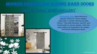 Modern Farmhouse Sliding Barn Doors