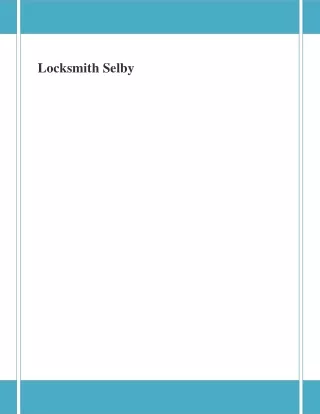 Locksmith Selby