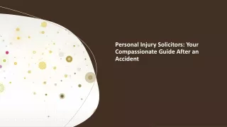 Personal Injury Support: Your Compassionate Guide After an Accident