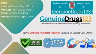 Cost of Ribavirin (Copegus) without Insurance - GenuineDrugs123