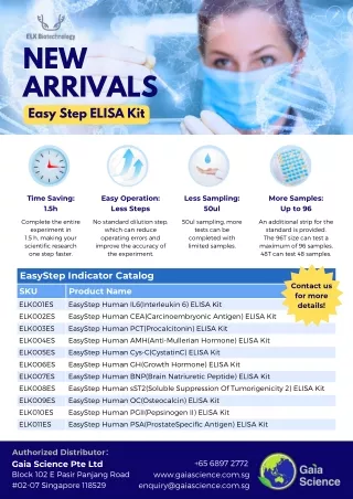 ELK ELISA Kits in Singapore