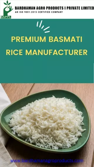 Golden Grains Premium Basmati Rice manufacturer