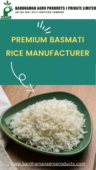 Golden Grains Premium Basmati Rice manufacturer