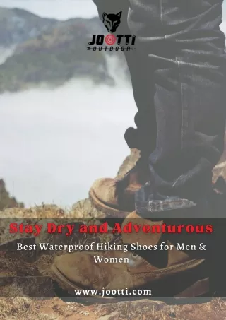 Stay Dry and Adventurous Best Waterproof Hiking Shoes for Men & Women