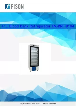 4°C-Blood-Bank-Refrigerator-FM-BRF-B104