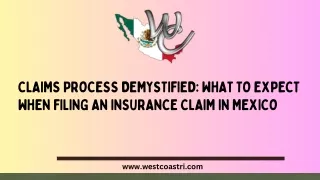 Claims Process Demystified What to Expect When Filing an Insurance Claim in Mexico