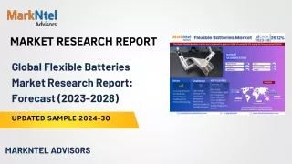 Global Flexible Batteries Market Research Report: Forecast (2023-2028)