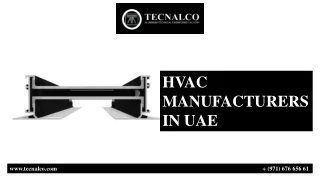 HVAC MANUFACTURERS IN UAE