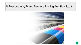 5 Reasons Why Brand Banners Printing Are Significant.