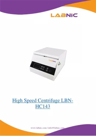 High-Speed-Centrifuge-LBN-HC143