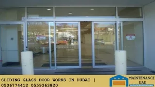 SLIDING GLASS DOOR WORKS