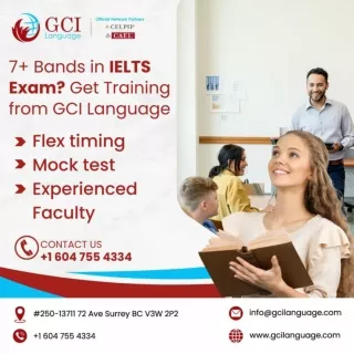 7  Bands in IELTS Exam Get Training from GCI Language