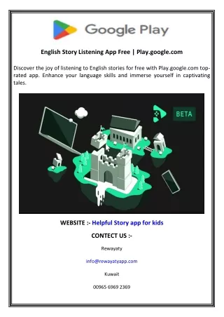 English Story Listening App Free  Play.google.com