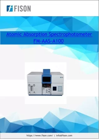 Atomic-Absorption-Spectrophotometer-FM-AAS-A100