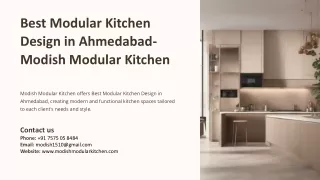 Best Modular Kitchen Design in Ahmedabad