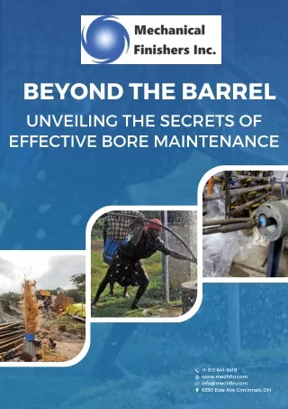 Unveiling the Secrets of Effective Bore Maintenance - www.mechfin.com