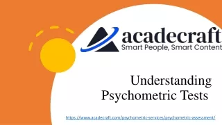 Psychometric testing for recruitment