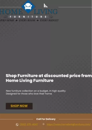 Shop Furniture at discounted price from Home Living Furniture