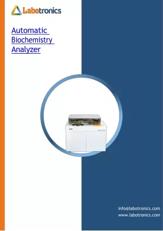 Automatic-Biochemistry-Analyzer